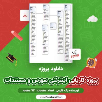 دانلود PDF پروژه کاریابی اینترنتی سورس و مستندات اثر پک فارسی ۷۳ صفحه